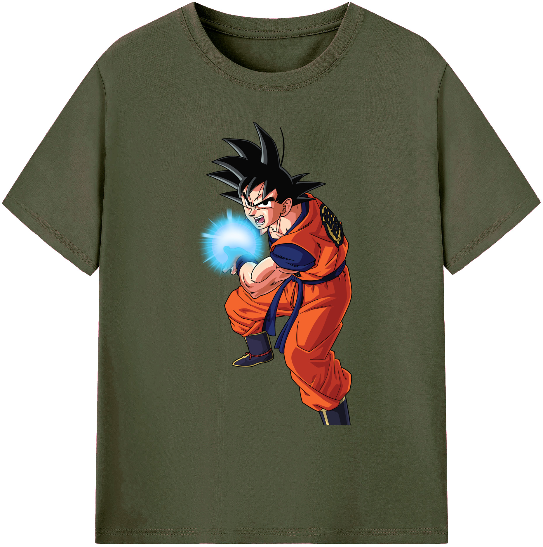 （画像用） ドラゴンボール 孫悟空（そん ごくう）Son Goku カカロット DRAGON BALL Kakarotto 綿100％ メンズ半袖Tシャツ｜肌触りやわらか＆通気性